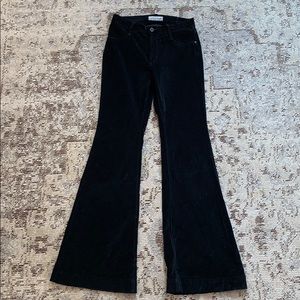 James Jeans Shayebel Velveteen High Rise Flare Leg